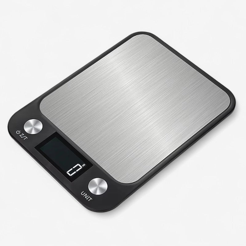 WeighEase – Elektronische Keukenweegschaal met Digitaal Display en Knopbediening