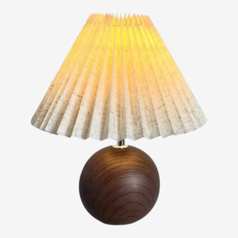 LumiGlow – LED Tafellamp met Gevouwen Lampenkap voor Binnenverlichting