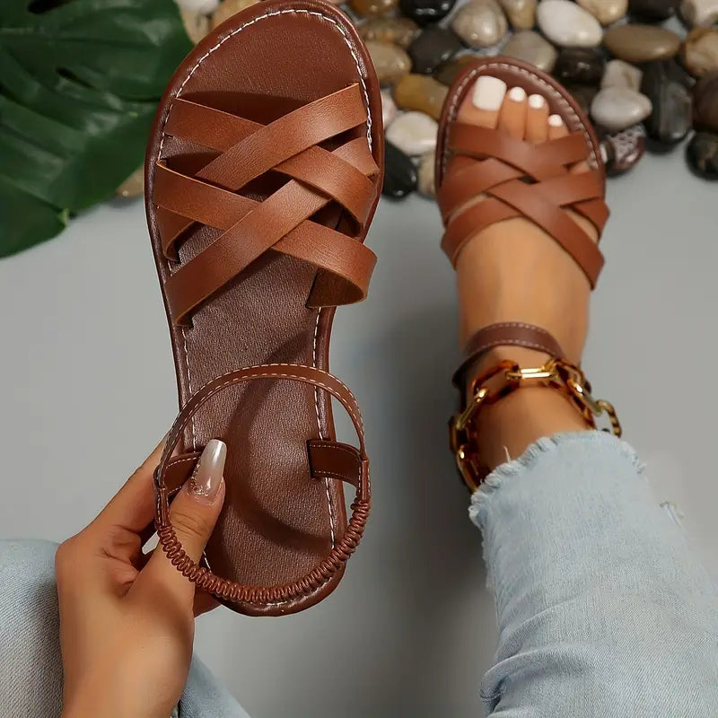 Luna - Stijlvolle sandalen met open neus en relaxte pasvorm