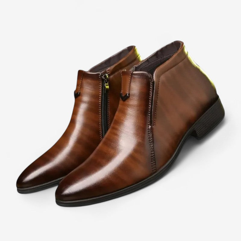 Alexander – Enkellaarzen met Zijrits en Antislipzool