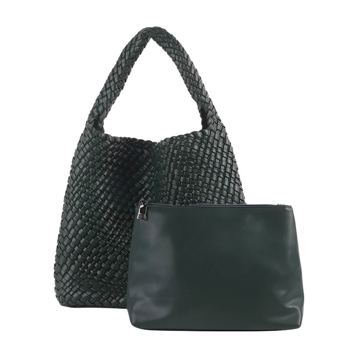 Laura - Stijlvolle handgeweven schoudertas met ruim design