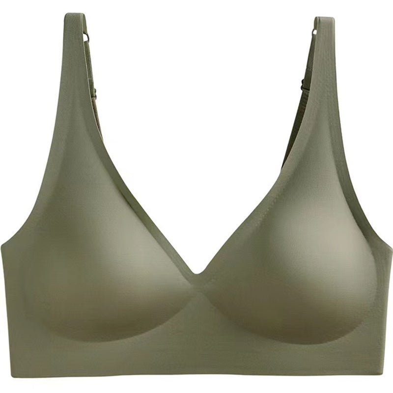 Lena - Draadloze V-hals Bralette met naadloze pasvorm en verstelbare bandjes