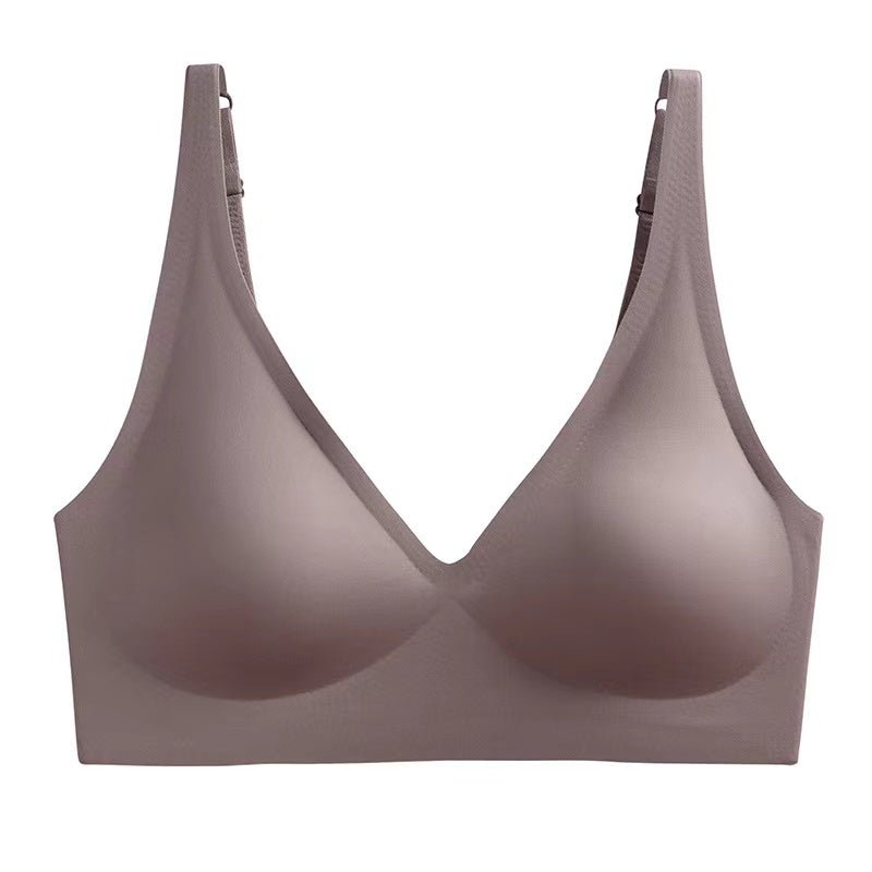 Lena - Draadloze V-hals Bralette met naadloze pasvorm en verstelbare bandjes
