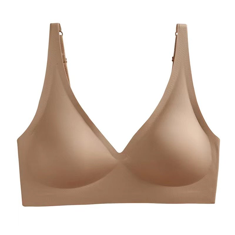 Lena - Draadloze V-hals Bralette met naadloze pasvorm en verstelbare bandjes