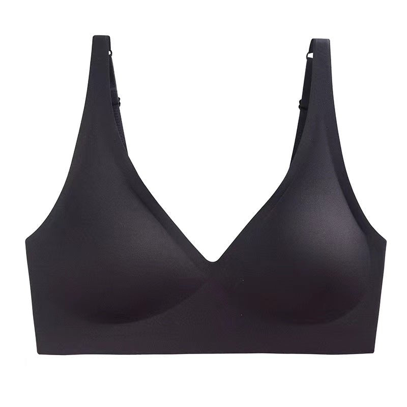 Lena - Draadloze V-hals Bralette met naadloze pasvorm en verstelbare bandjes