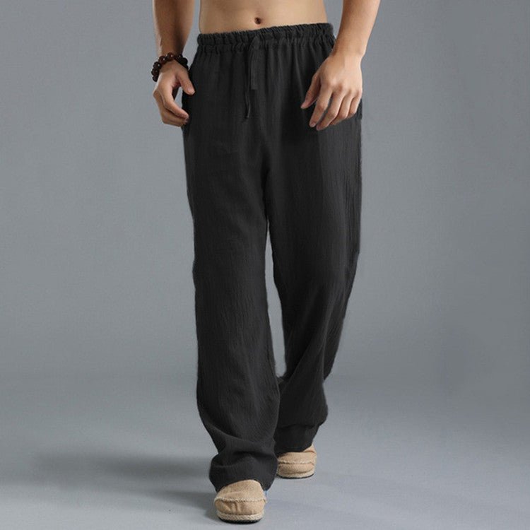 Neon - Relaxed-fit broek met verstelbare tailleband en recht-pootsilhouet
