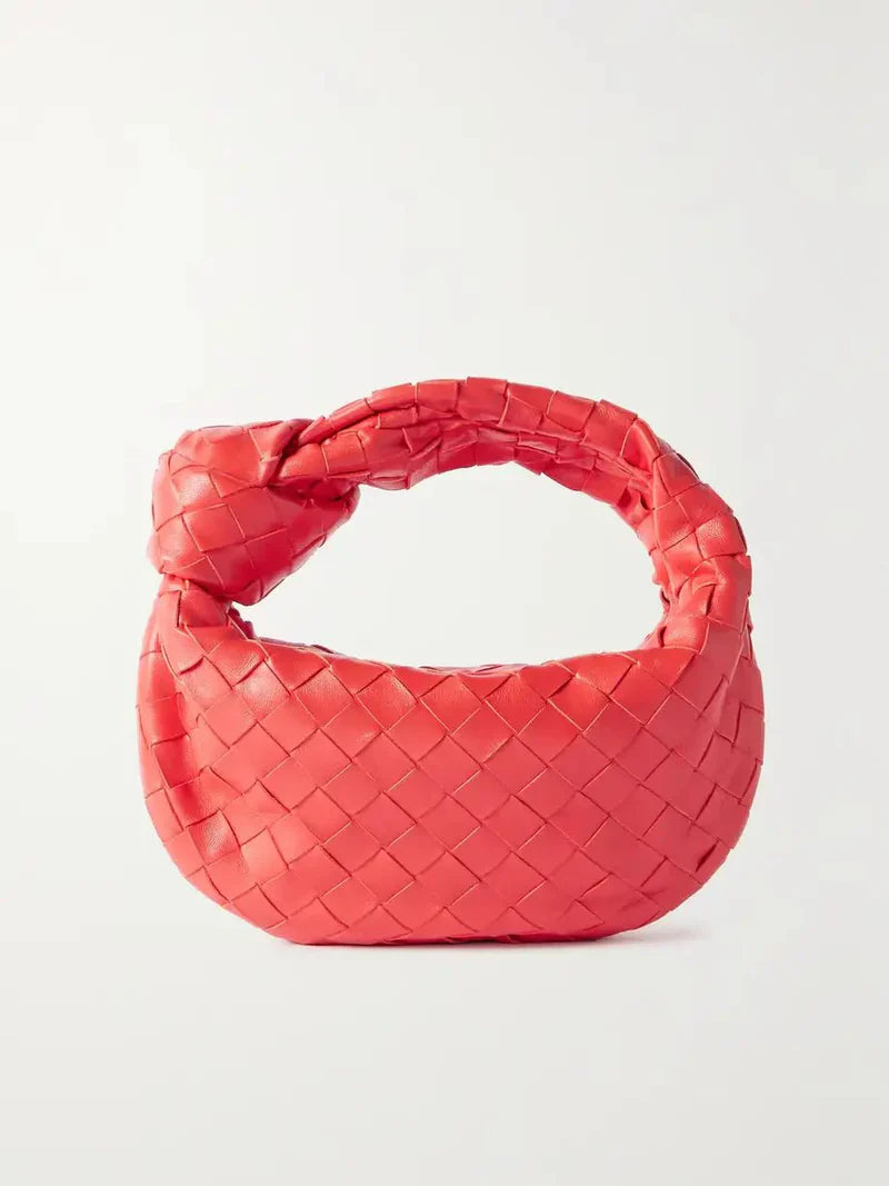 Velora - Trendy handtas met geknoopt handvat en ritssluiting