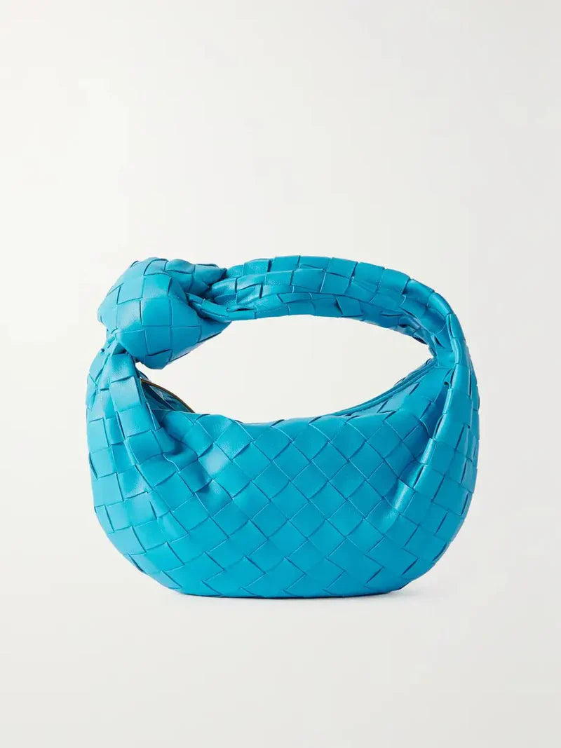 Velora - Trendy handtas met geknoopt handvat en ritssluiting