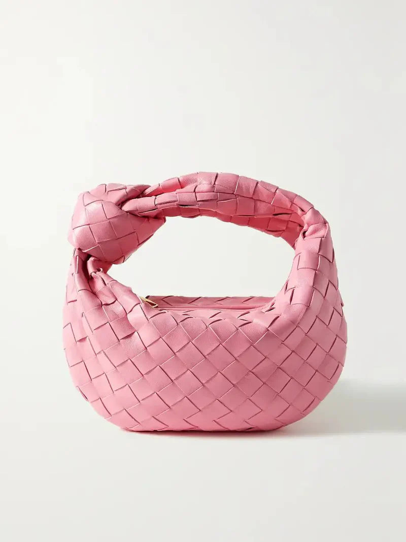 Velora - Trendy handtas met geknoopt handvat en ritssluiting