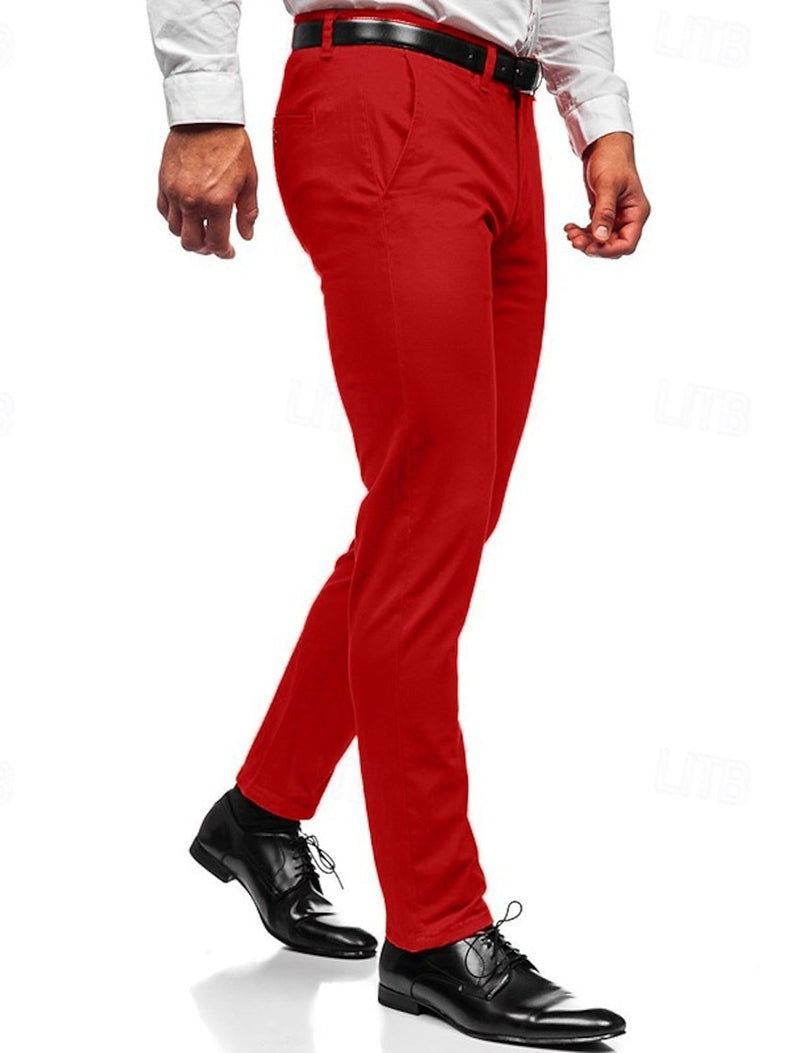 Ryan – Moderne Slim-Fit Broek met Zijzakken