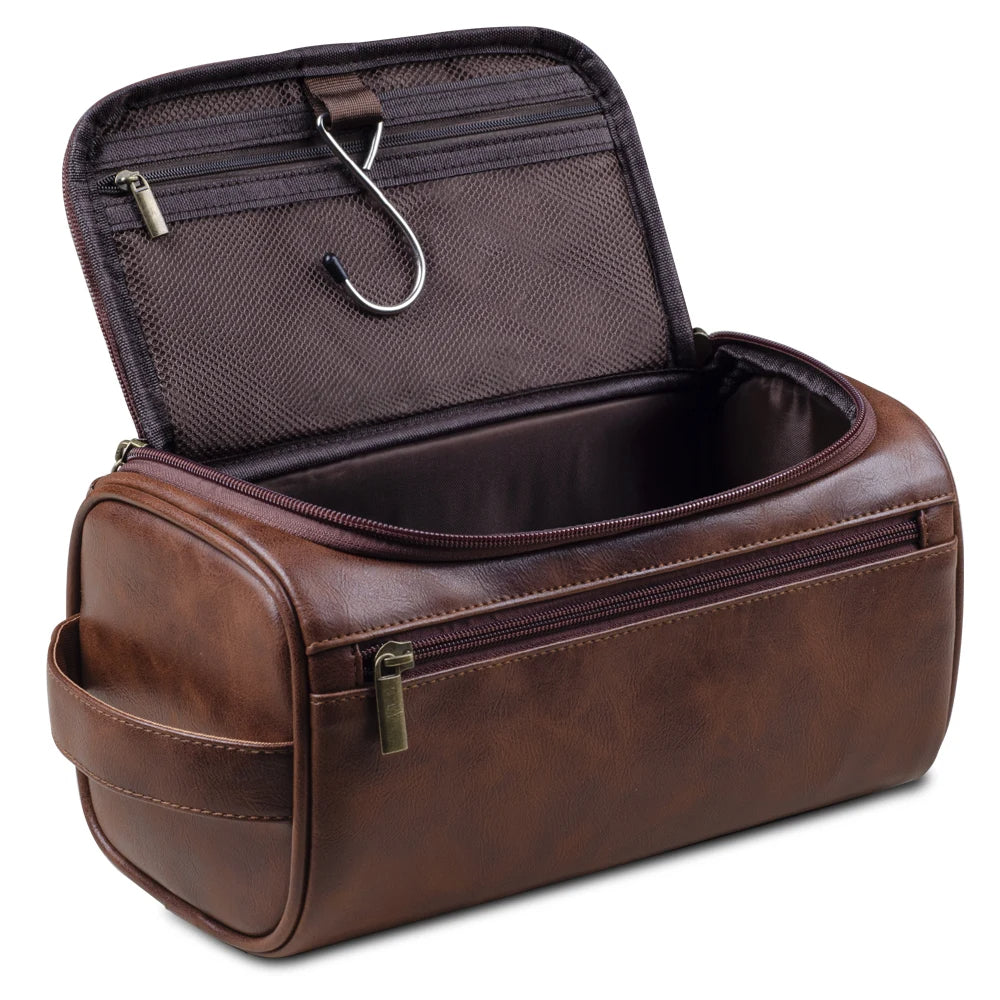 EliteTravel - Slanke, functionele toilettas met handige vakken