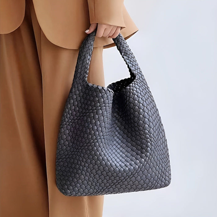Laura - Stijlvolle handgeweven schoudertas met ruim design