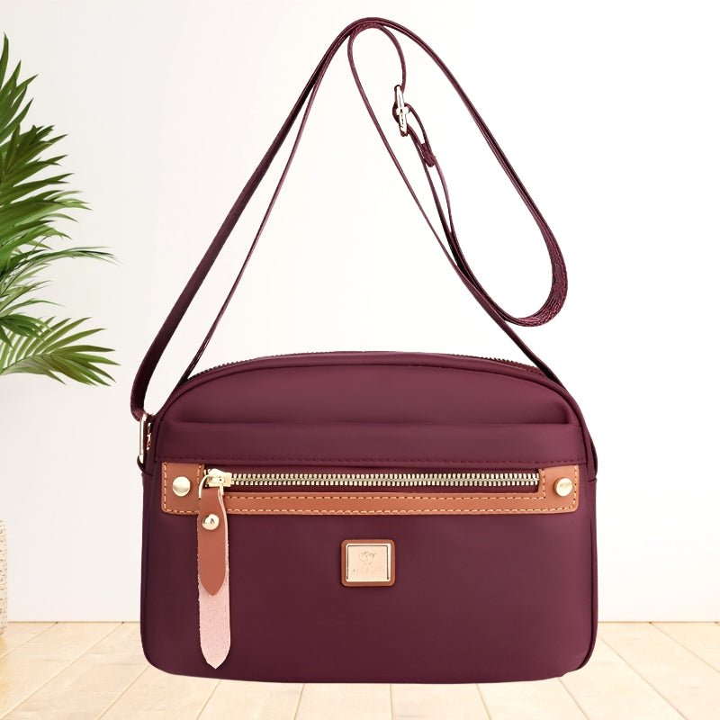 Talia – Lichtgewicht schoudertas met rits aan de voorkant en verstelbare banden