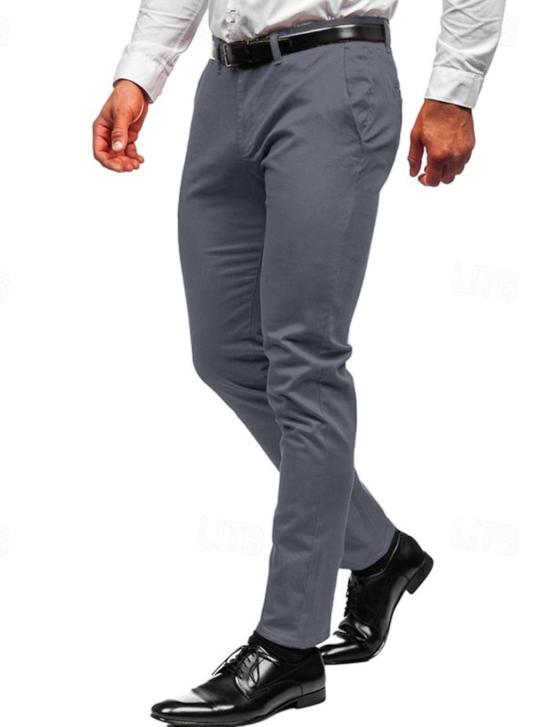 Ryan – Moderne Slim-Fit Broek met Zijzakken