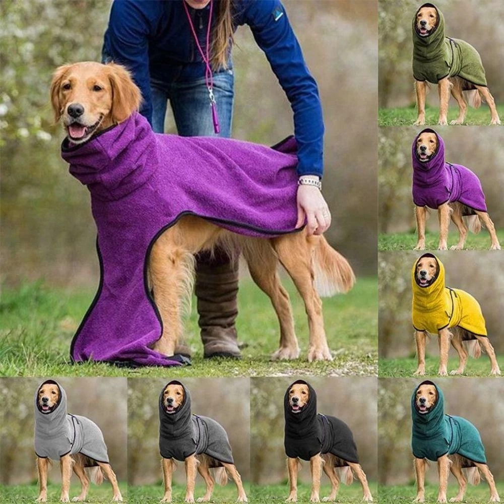 WarmPaws - Superabsorberende badjas voor huisdieren voor comfort en warmte