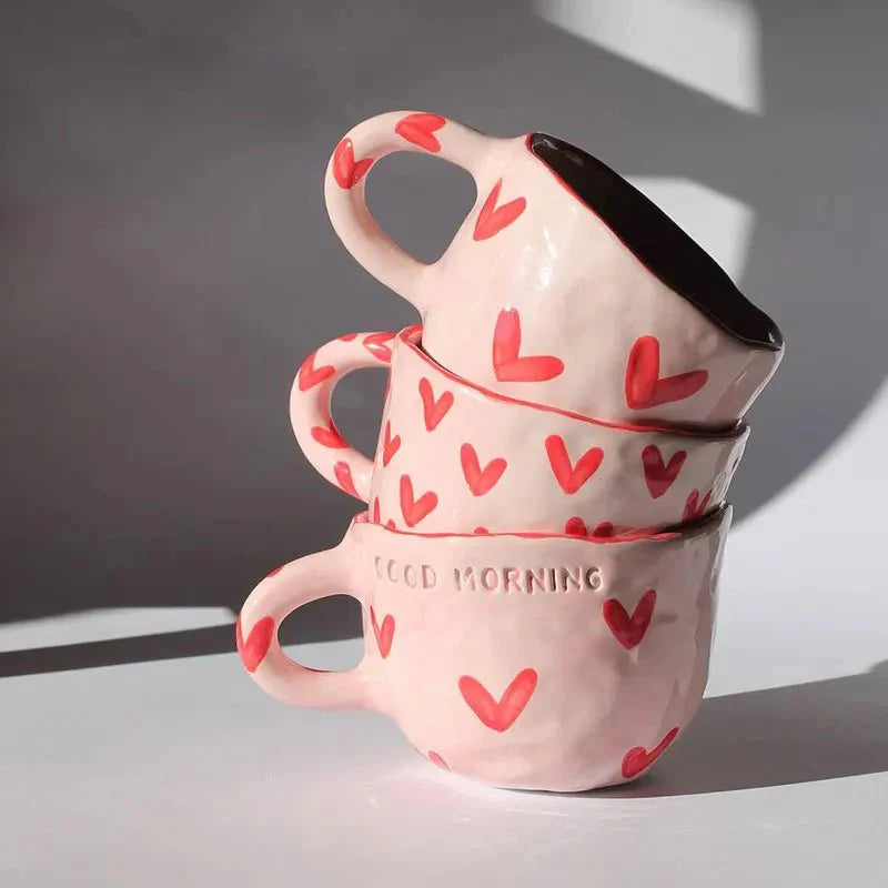 HeartMug - Hartvormige mok ontworpen voor liefde en comfort