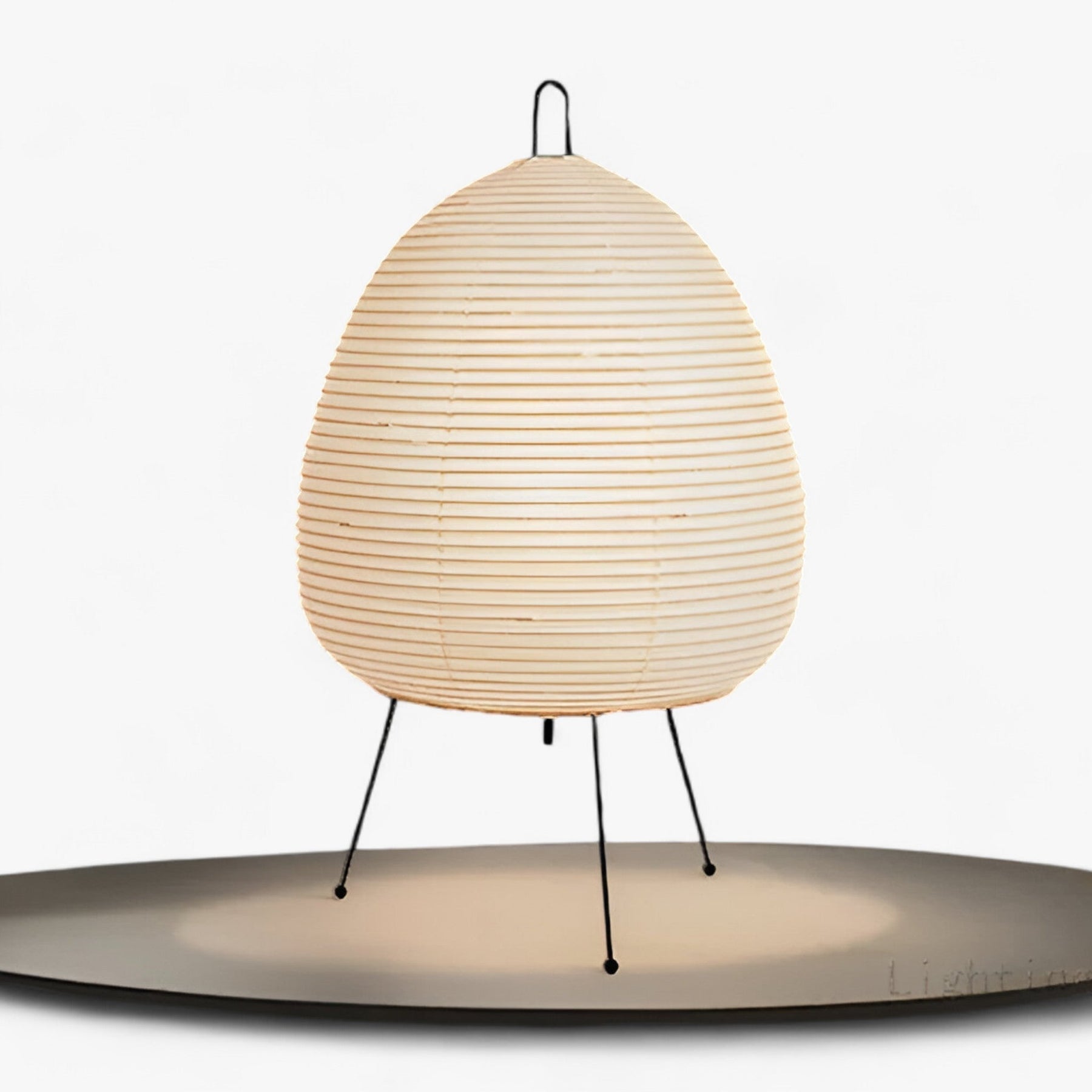SageGlow - Tafellamp voor serene, minimalistische verlichting met bedrukt rijstpapier