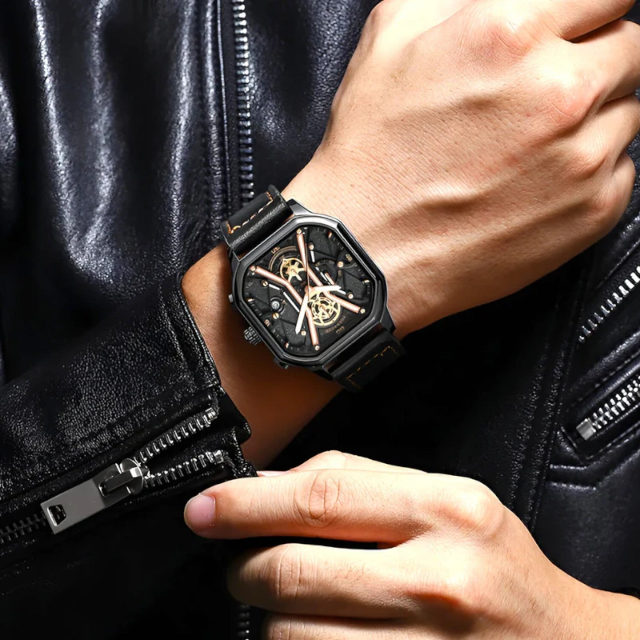Noah - Luxe chronograafhorloge met gepolijst ontwerp en precisie