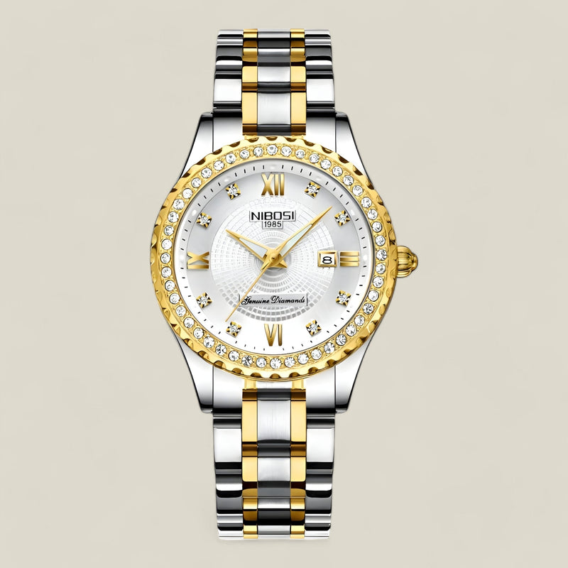 Agnes - Elegant gouden horloge met klassieke armband voor verfijnde stijl