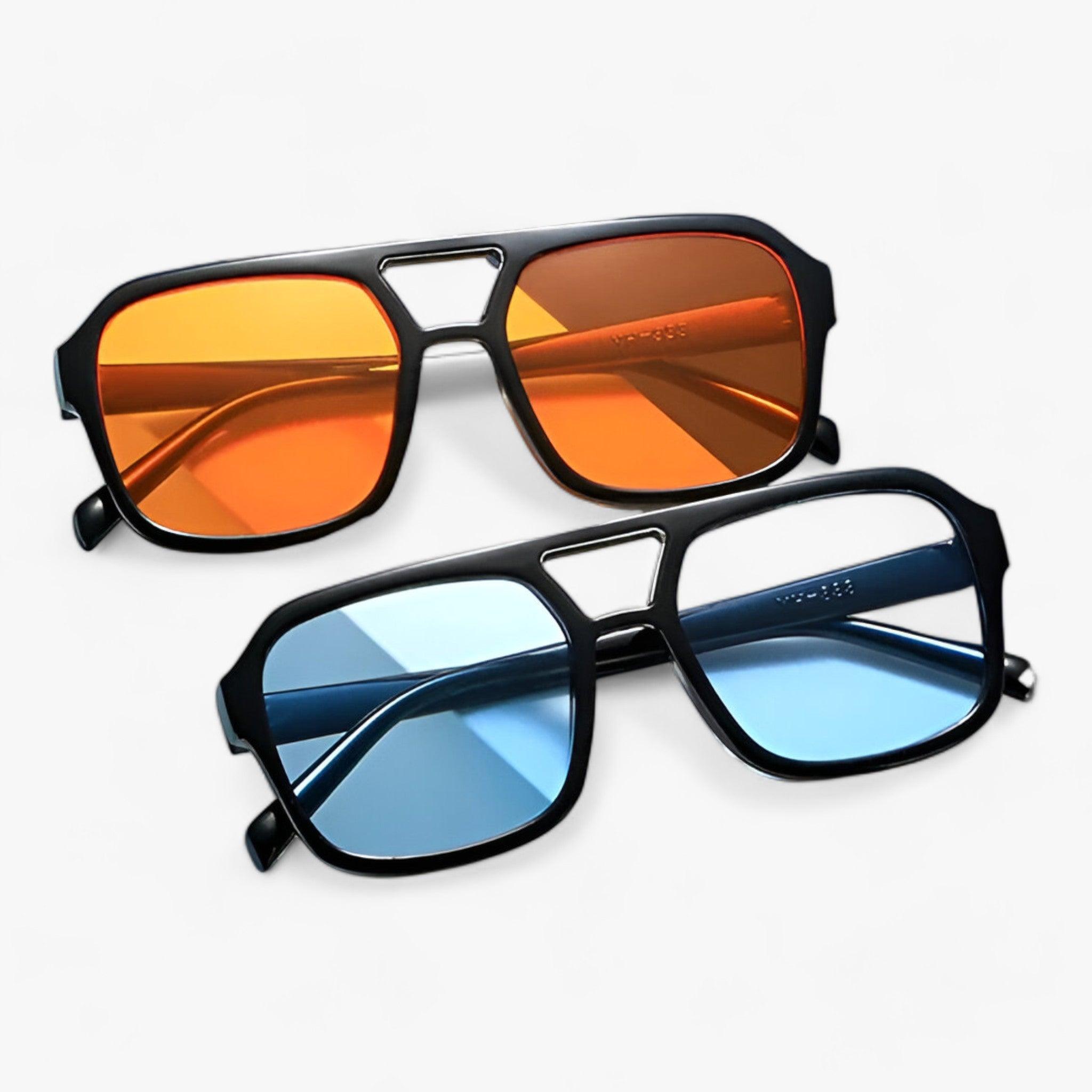 Mirena - Vintage Vierkante Zonnebril met UV400-bescherming