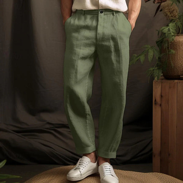 CottonChic™ - Heren Linnen ZomerBroek