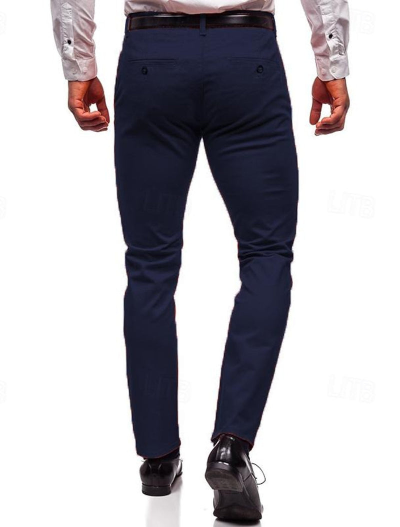 Ryan – Moderne Slim-Fit Broek met Zijzakken