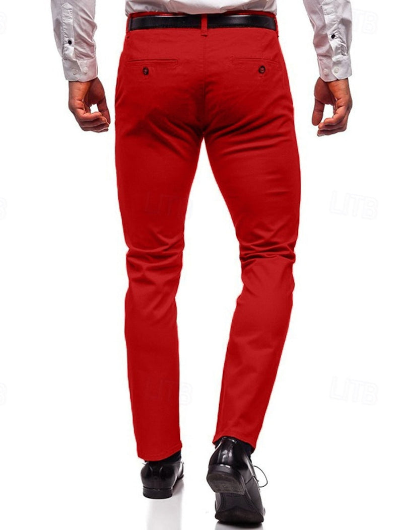 Ryan – Moderne Slim-Fit Broek met Zijzakken
