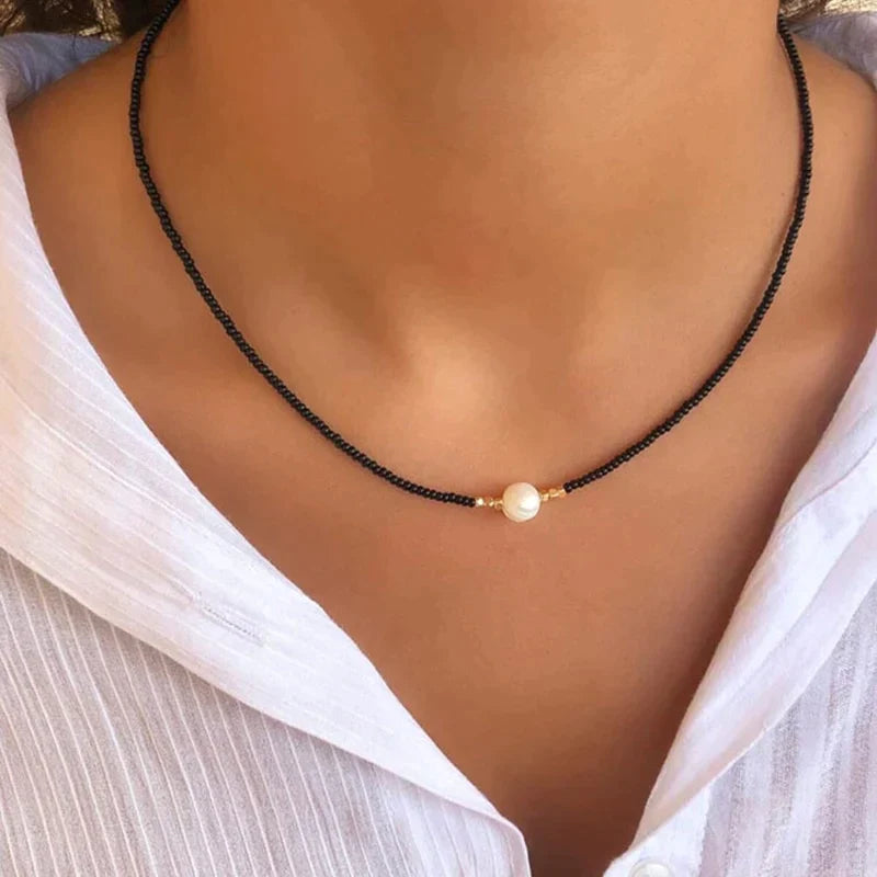 Ava - Elegante zoetwaterparelketting met verstelbare ketting | 1+1 Gratis