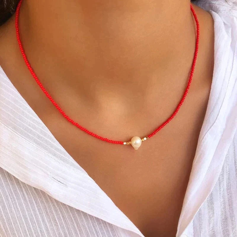 Ava - Elegante zoetwaterparelketting met verstelbare ketting | 1+1 Gratis