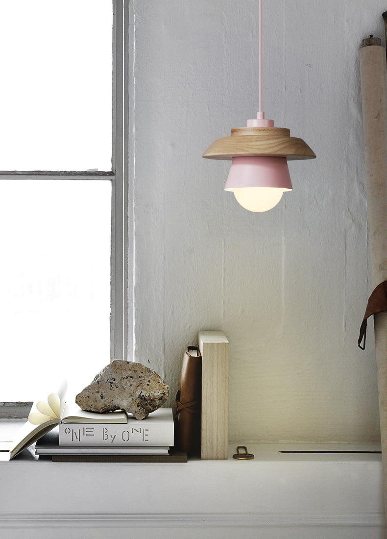 NordWood - Moderne Scandinavische houten hanglamp
