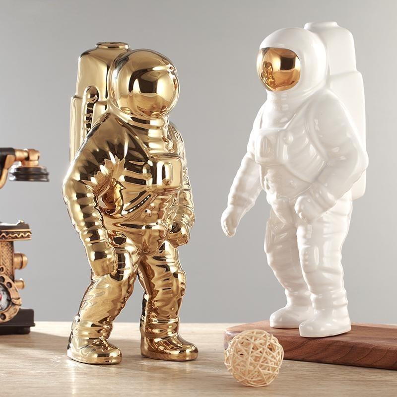 SpaceFlora - Astronaut Bloemenhouder voor Leuk en Uniek Home Decor