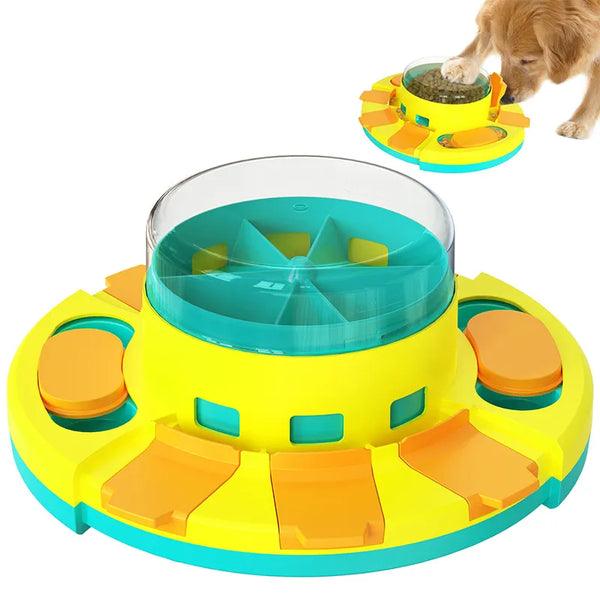 PuzzleToy - Interactieve voerbak voor honden voor mentale stimulatie en spel