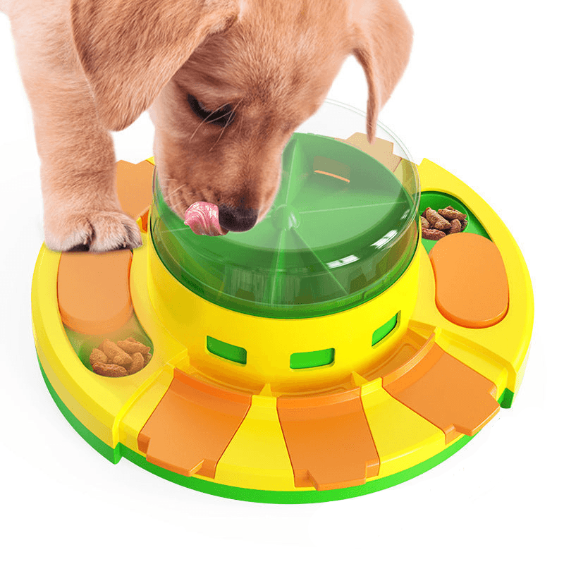 PuzzleToy - Interactieve voerbak voor honden voor mentale stimulatie en spel
