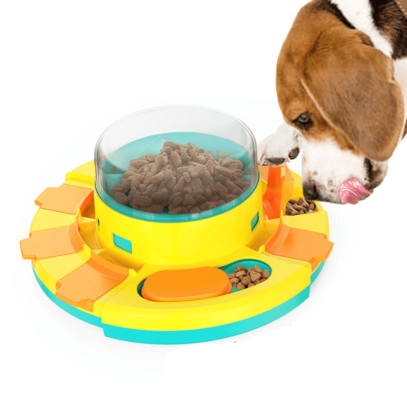 PuzzleToy - Interactieve voerbak voor honden voor mentale stimulatie en spel
