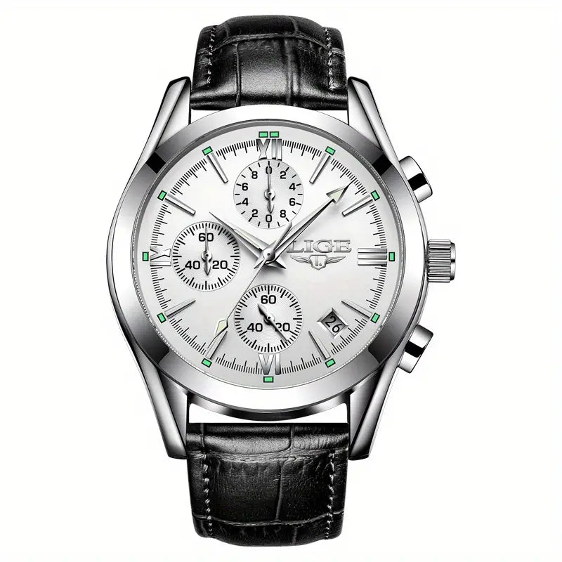 Ethan - Luxe militair horloge met precisie en robuuste elegantie