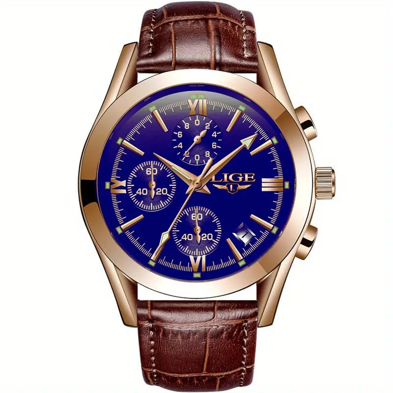 Ethan - Luxe militair horloge met precisie en robuuste elegantie