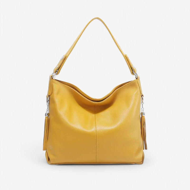 Marie – Schoudertas met verstelbare riemen en kwastontwerp