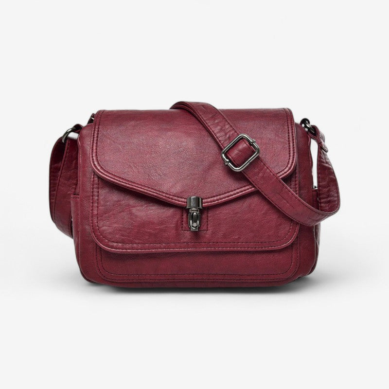 Audrey – Handtas met verstelbare schouderriem en meerdere ritsvakken