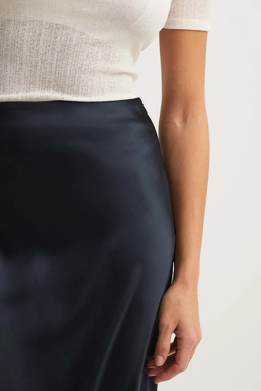Rozi - Elegante High-Waisted Maxi Rok met Vloeiend Ontwerp