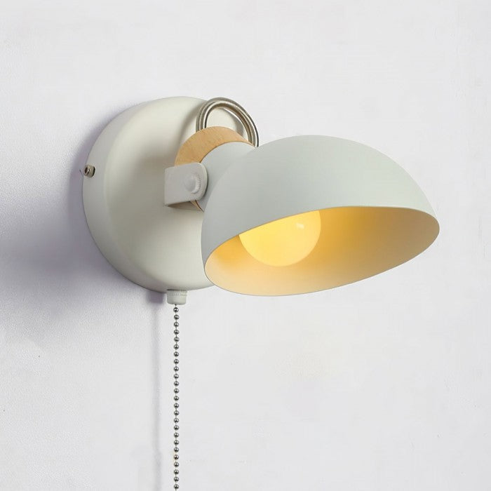 AngleGlow - 180° verstelbare wandlamp met trekschakelaar voor verlichting op maat