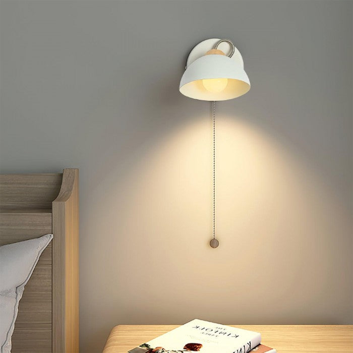 AngleGlow - 180° verstelbare wandlamp met trekschakelaar voor verlichting op maat
