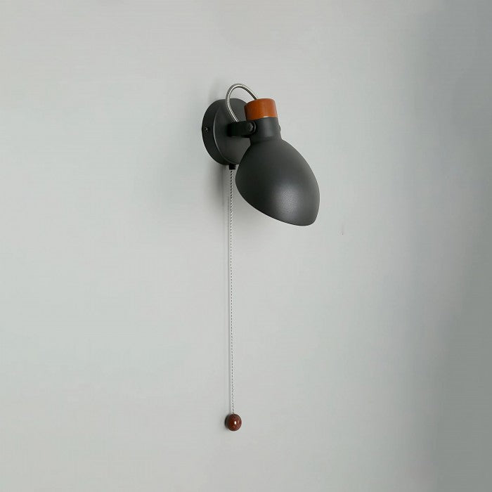 AngleGlow - 180° verstelbare wandlamp met trekschakelaar voor verlichting op maat