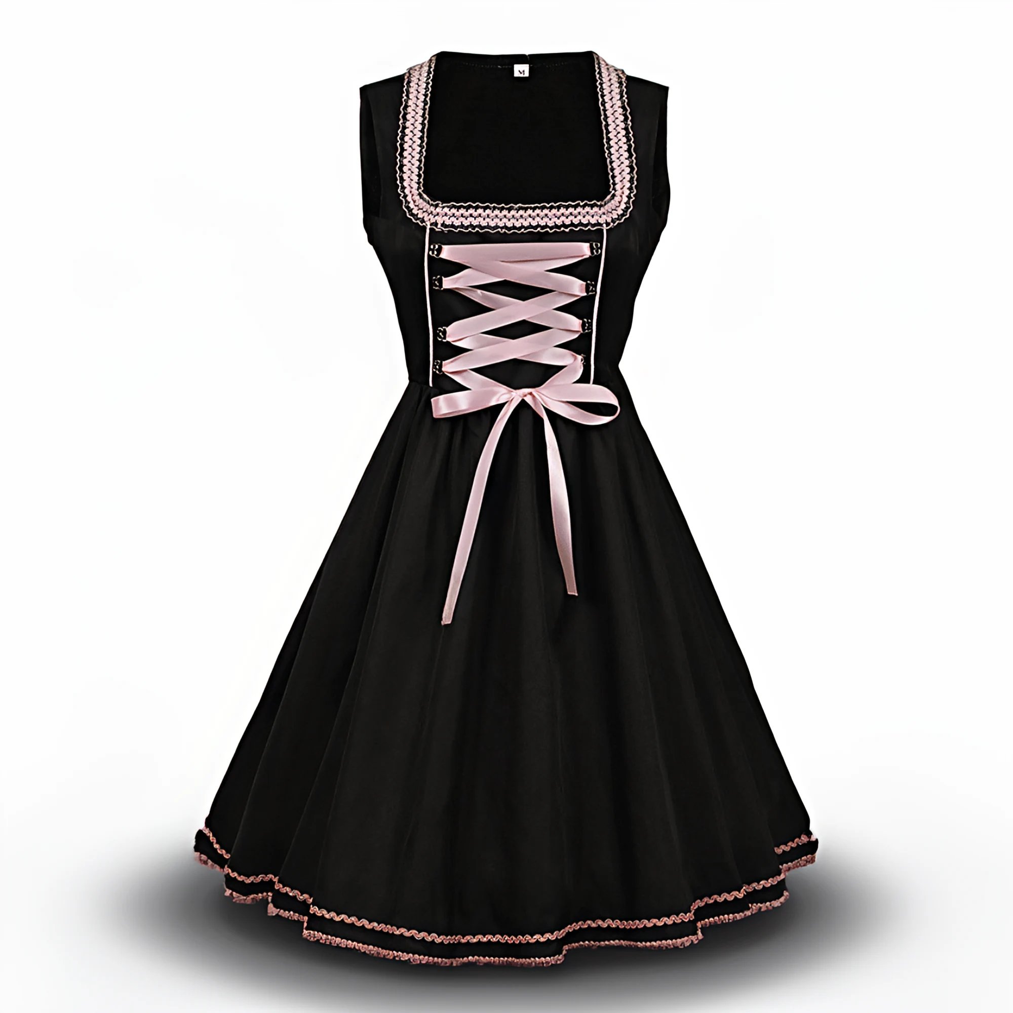 Amelie - Traditioneel kostuum met veterschort en blouse