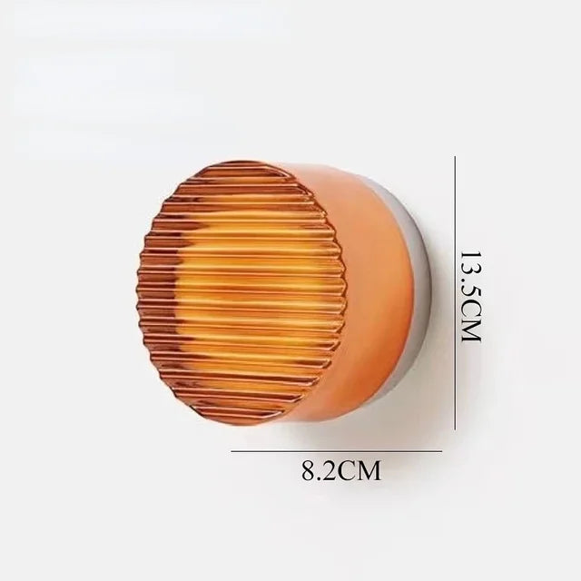 RoundGlow - Stijlvolle ronde wandlamp met modern ontwerp