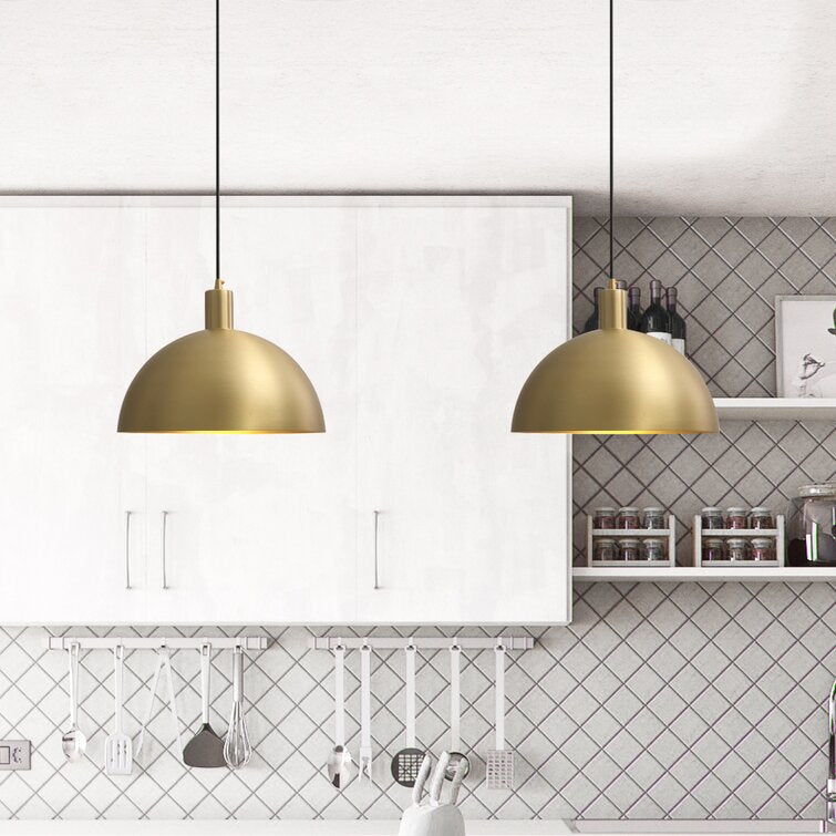 GoldenAura - Elegante Gouden Hanglamp voor Geraffineerde Interieurs