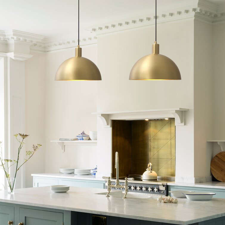 GoldenAura - Elegante Gouden Hanglamp voor Geraffineerde Interieurs