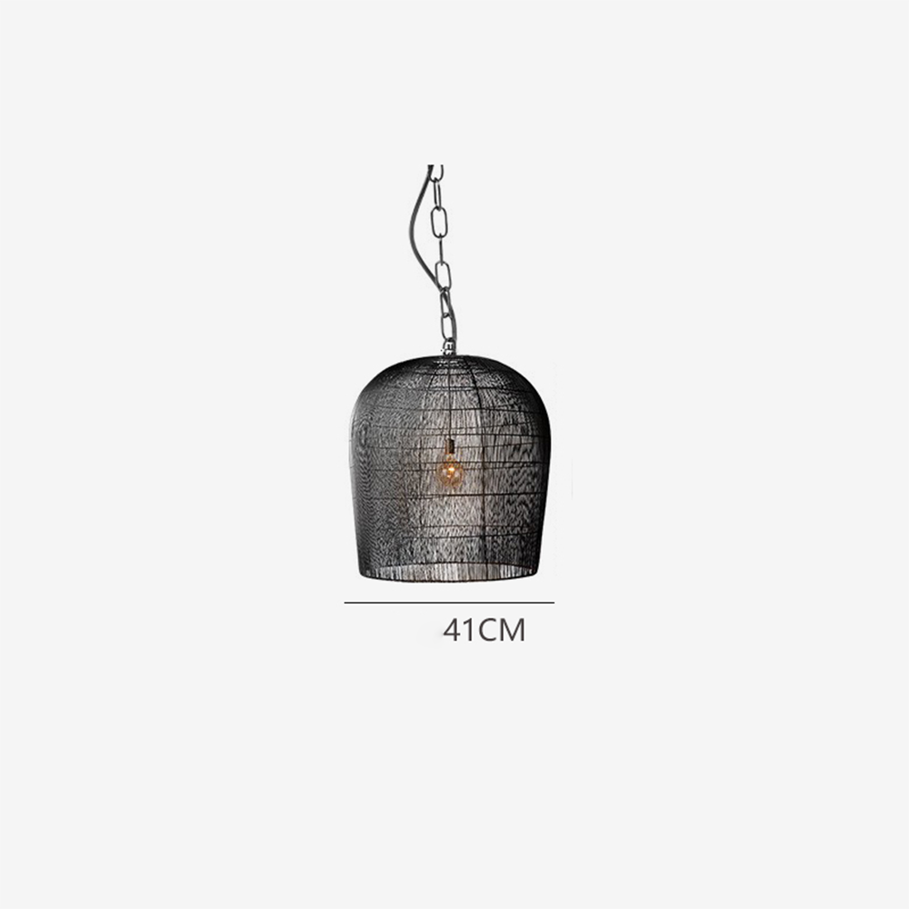 WickerGlow - Handgeweven rotan hanglamp met warme sfeer