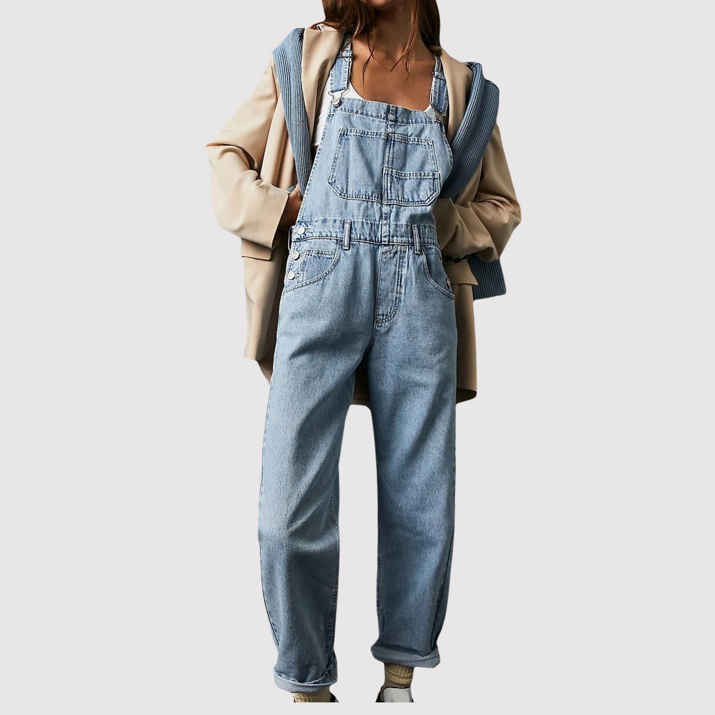 Maud - Casual & elegante jumpsuit met verstelbare bandjes