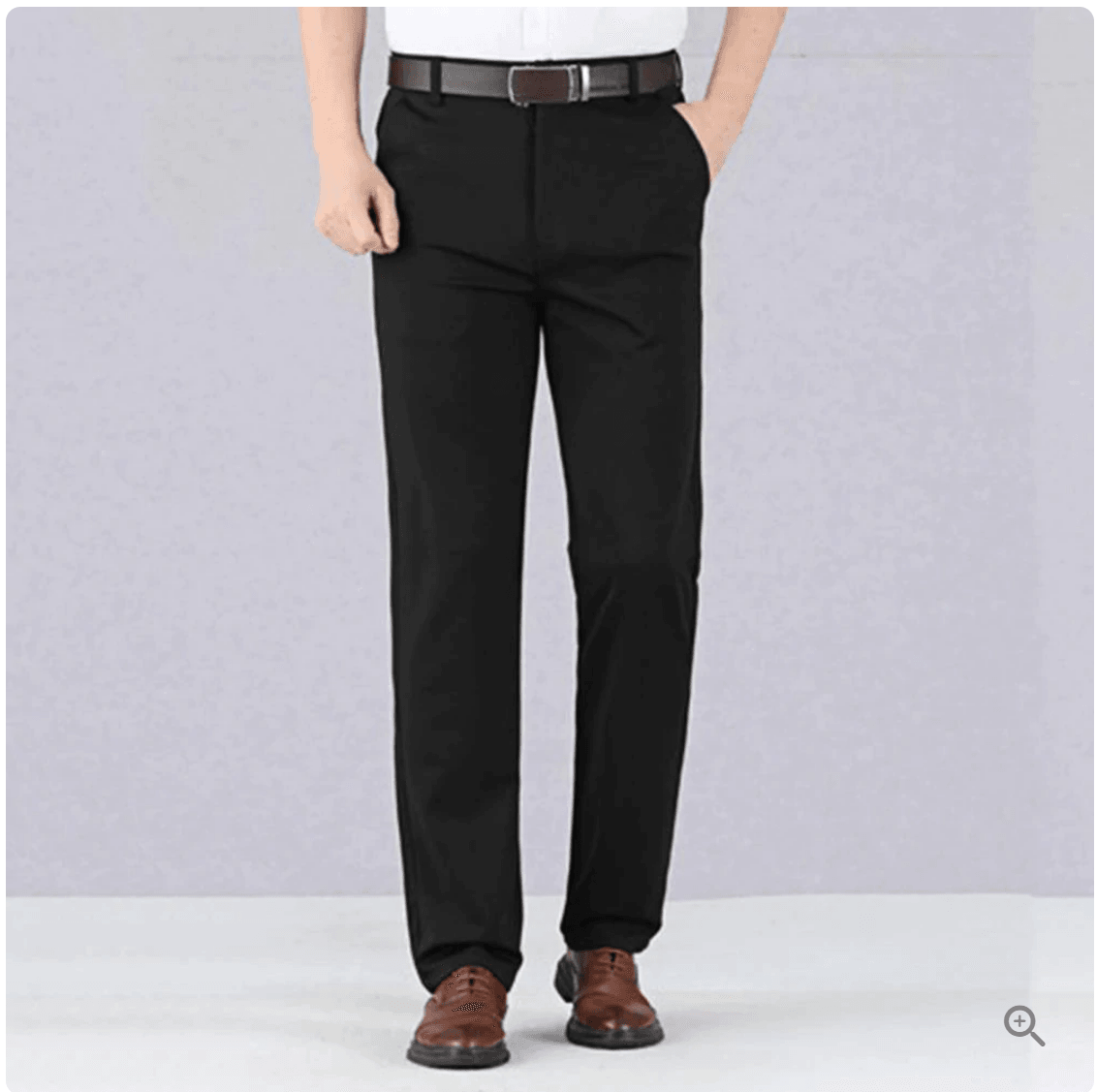 James - Slim fit en elastische taillebroek met zakken voor dagelijks comfort