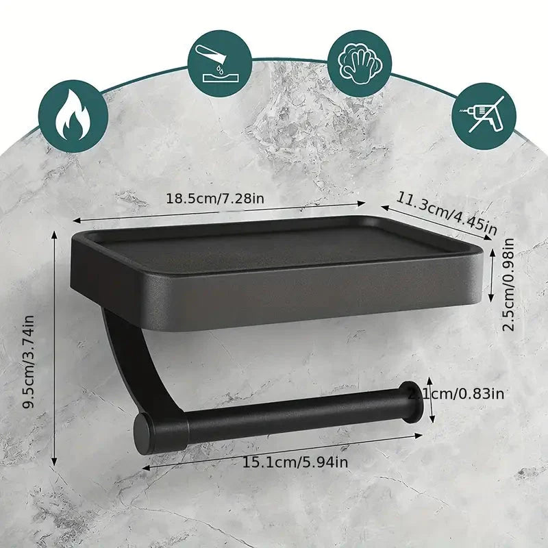 RackHold™ - Houder Voor Papierrollen Wandmontage